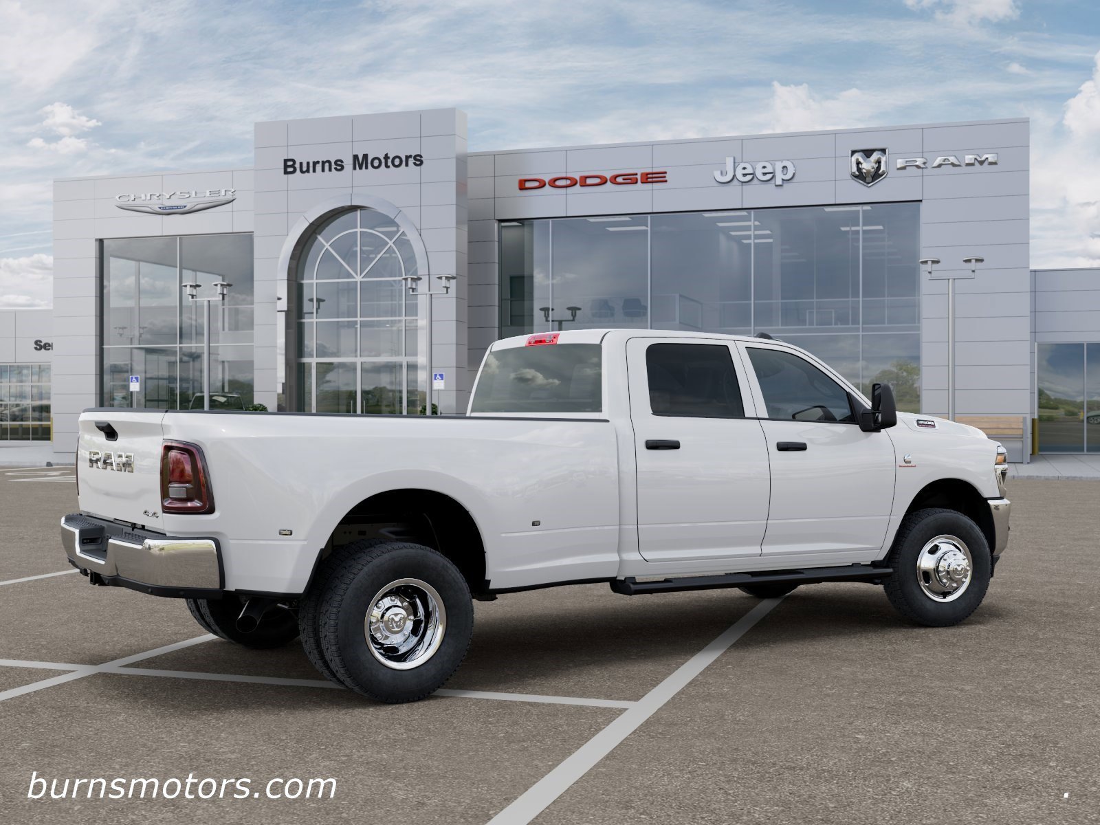 New 2026 Bright White Clear-Coat Exterior Paint RAM Tradesman Dually image 4