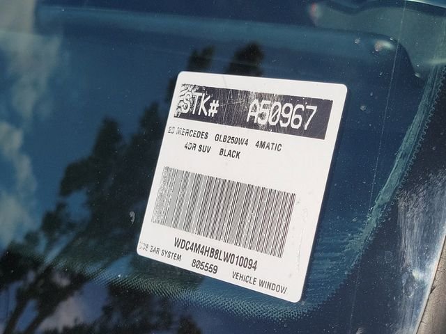Certified Used 2020 Cosmos Black Metallic Mercedes-Benz GLB 250 image 33