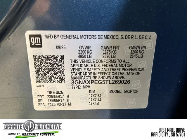 Used 2026 Blue Chevrolet LT image 29