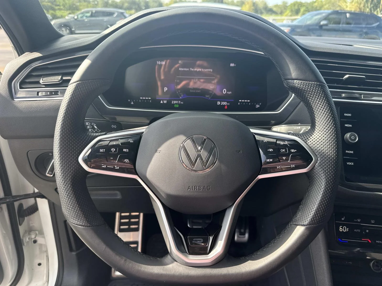Used 2024 White Volkswagen SE R-Line Black image 14