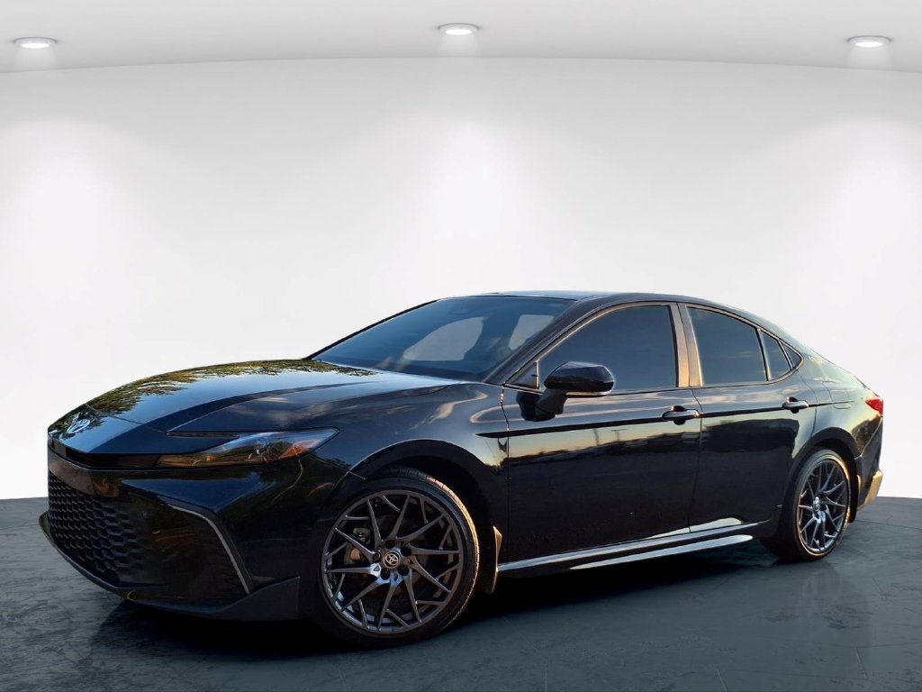 Used 2025 Black Toyota SE image 2