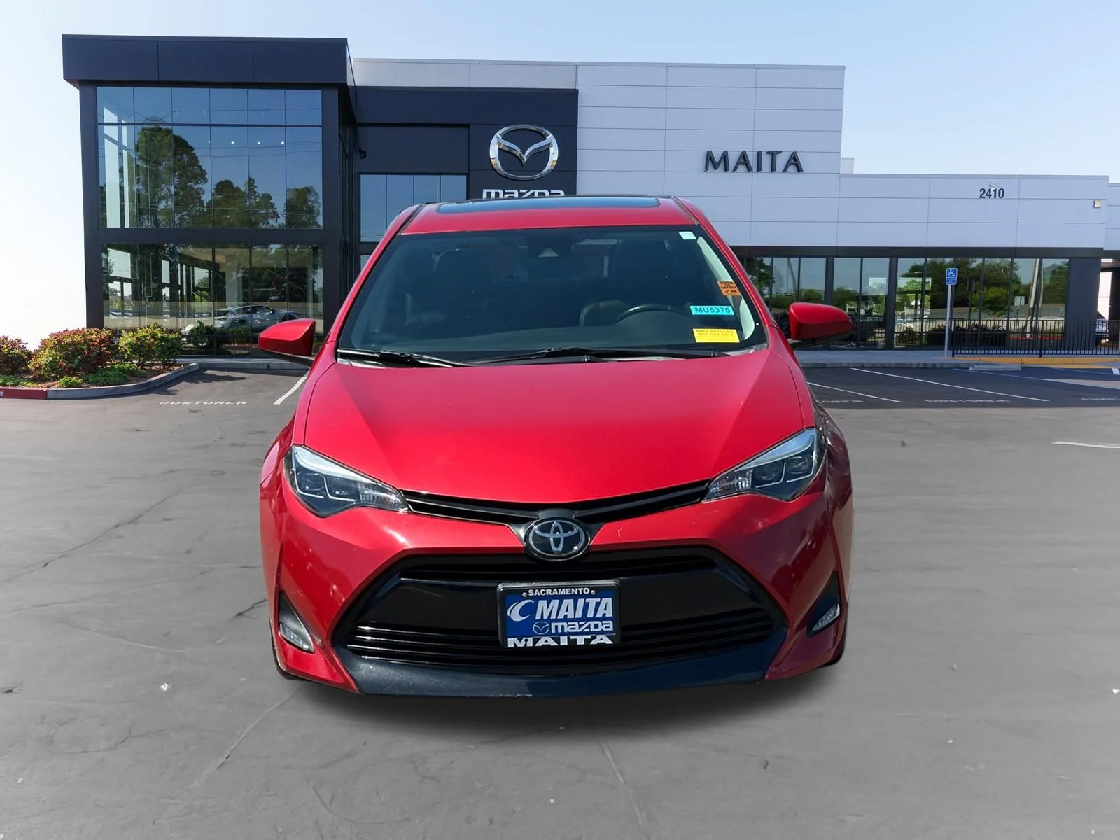 Used 2019 Barcelona Red Metallic Toyota XLE image 8