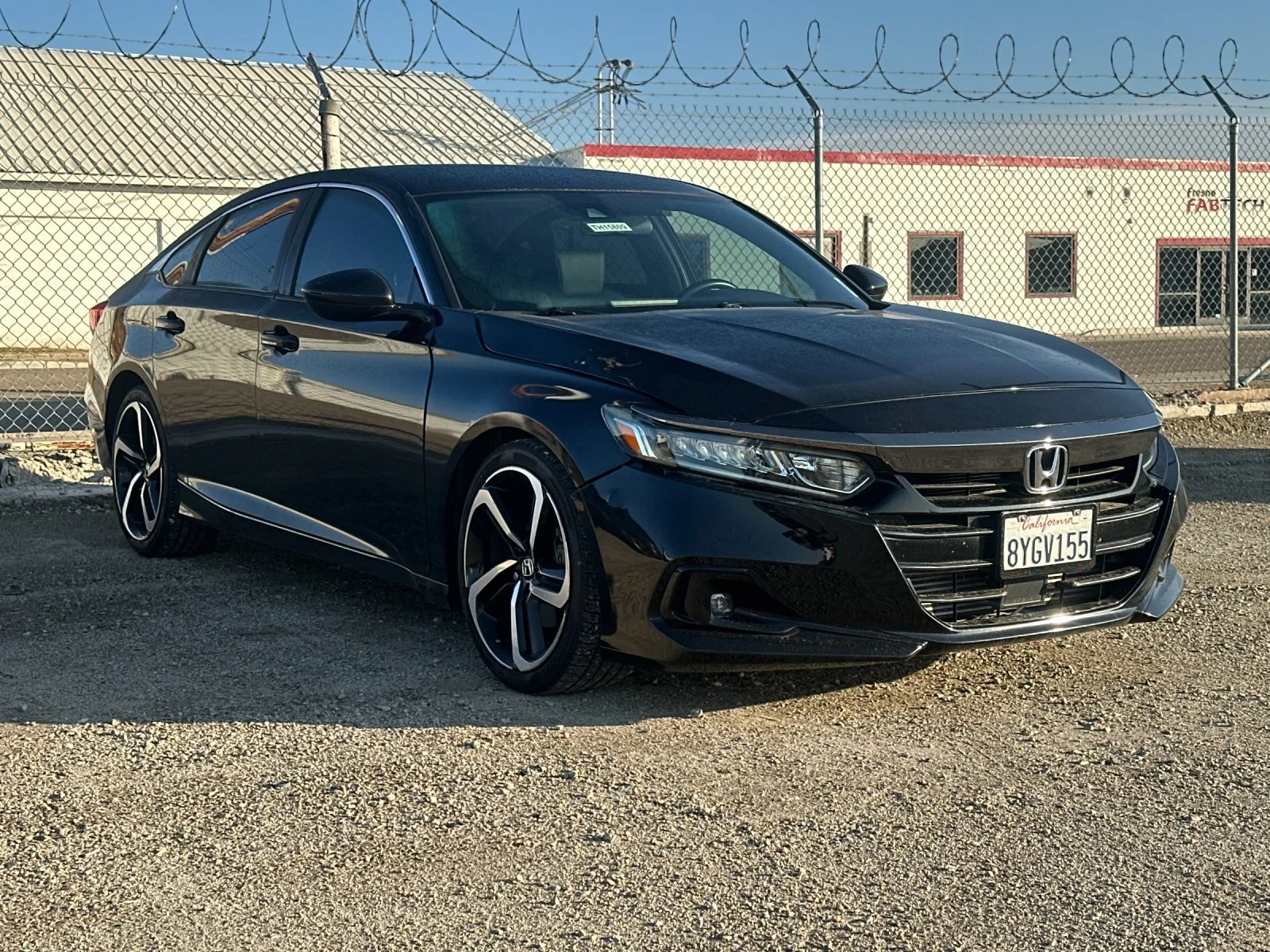 Used 2021 Black Honda Sport image 2