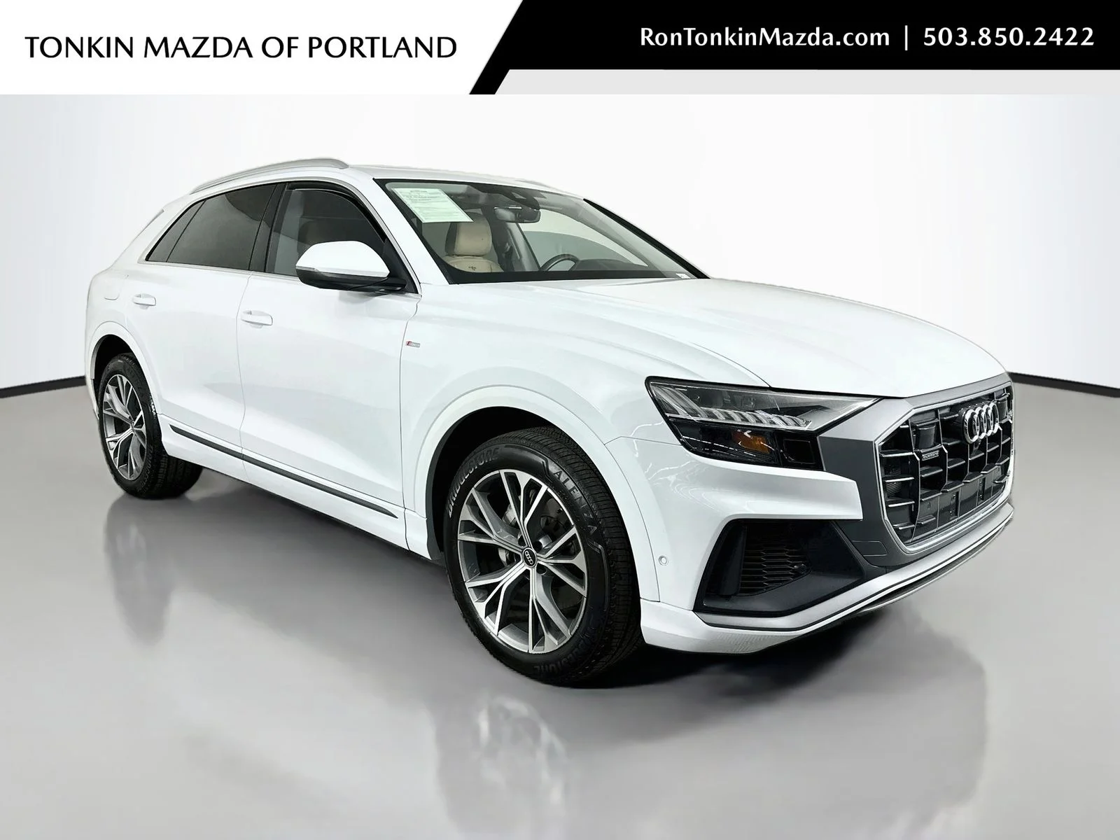 Used 2023 Glacier White Audi 55 Premium Plus Tow Pkg Style Pkg image 1