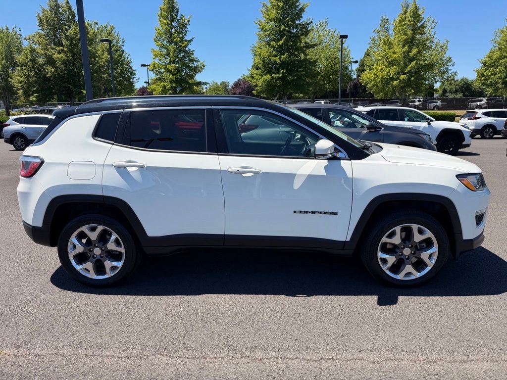 Used 2020 White Clearcoat Jeep Limited image 9