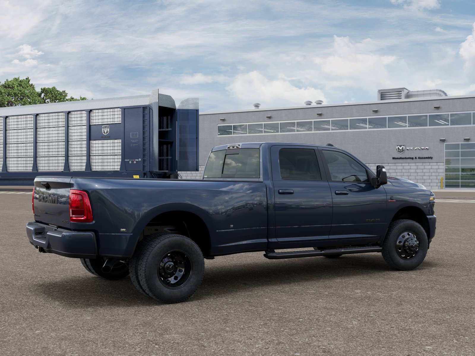 New 2026 Forged Blue Metallic Exterior Paint RAM LARAMIE image 2