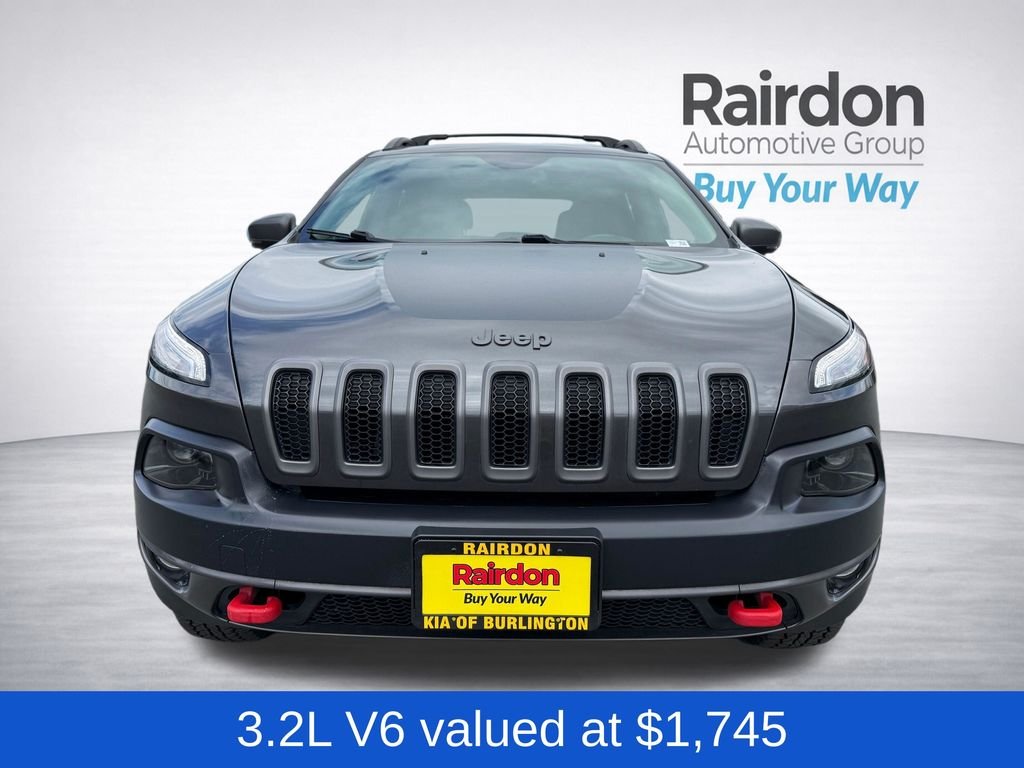 Used 2015 Jeep Cherokee Trailhawk with VIN 1C4PJMBS6FW756407 for sale in Burlington, WA