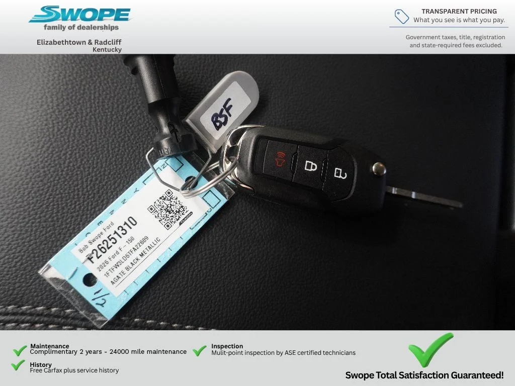 New 2026 Agate Black Metallic Ford XLT image 30
