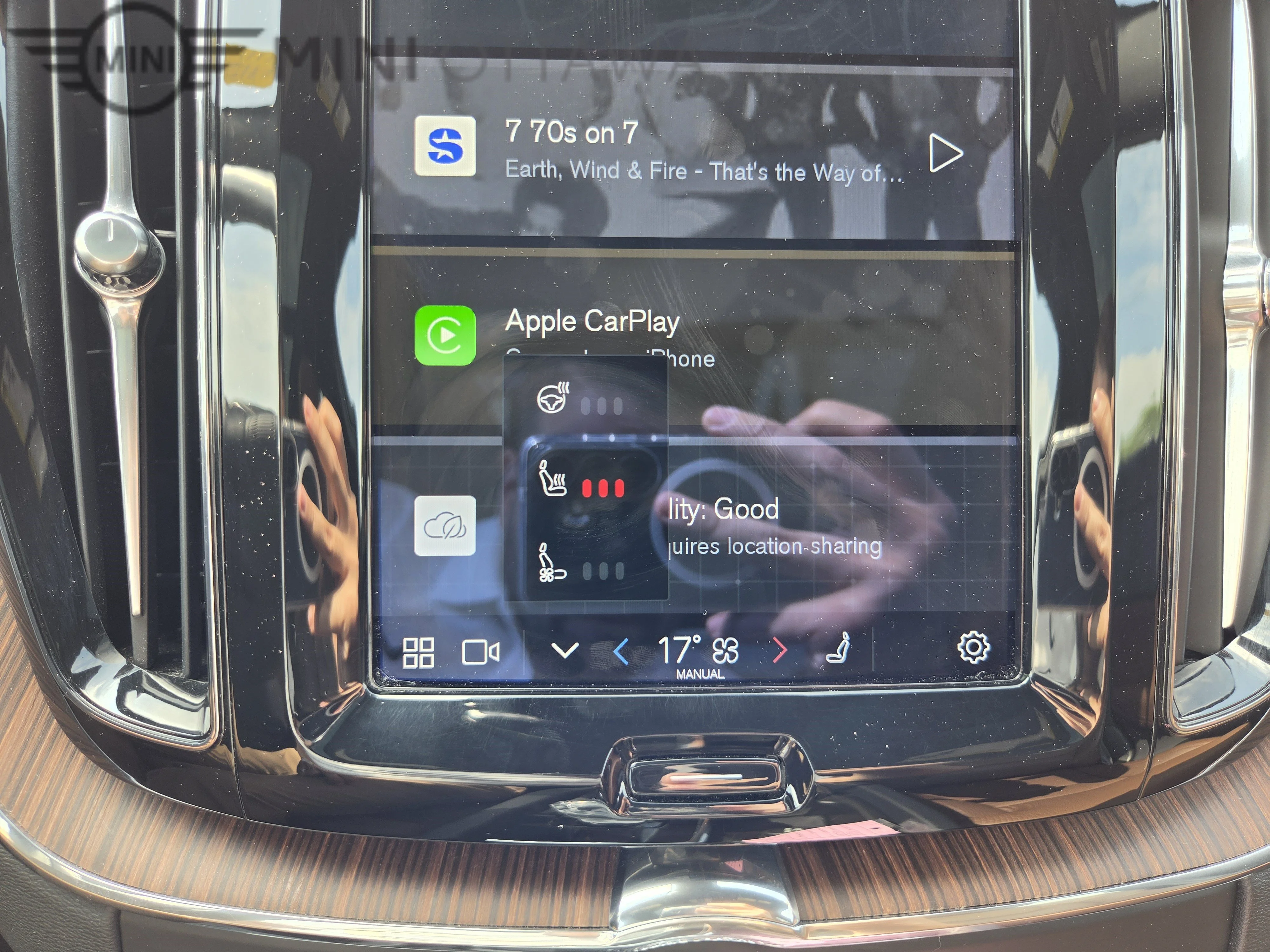 Used 2023 Black Solid Stone Volvo Ultimate Bright Theme image 15