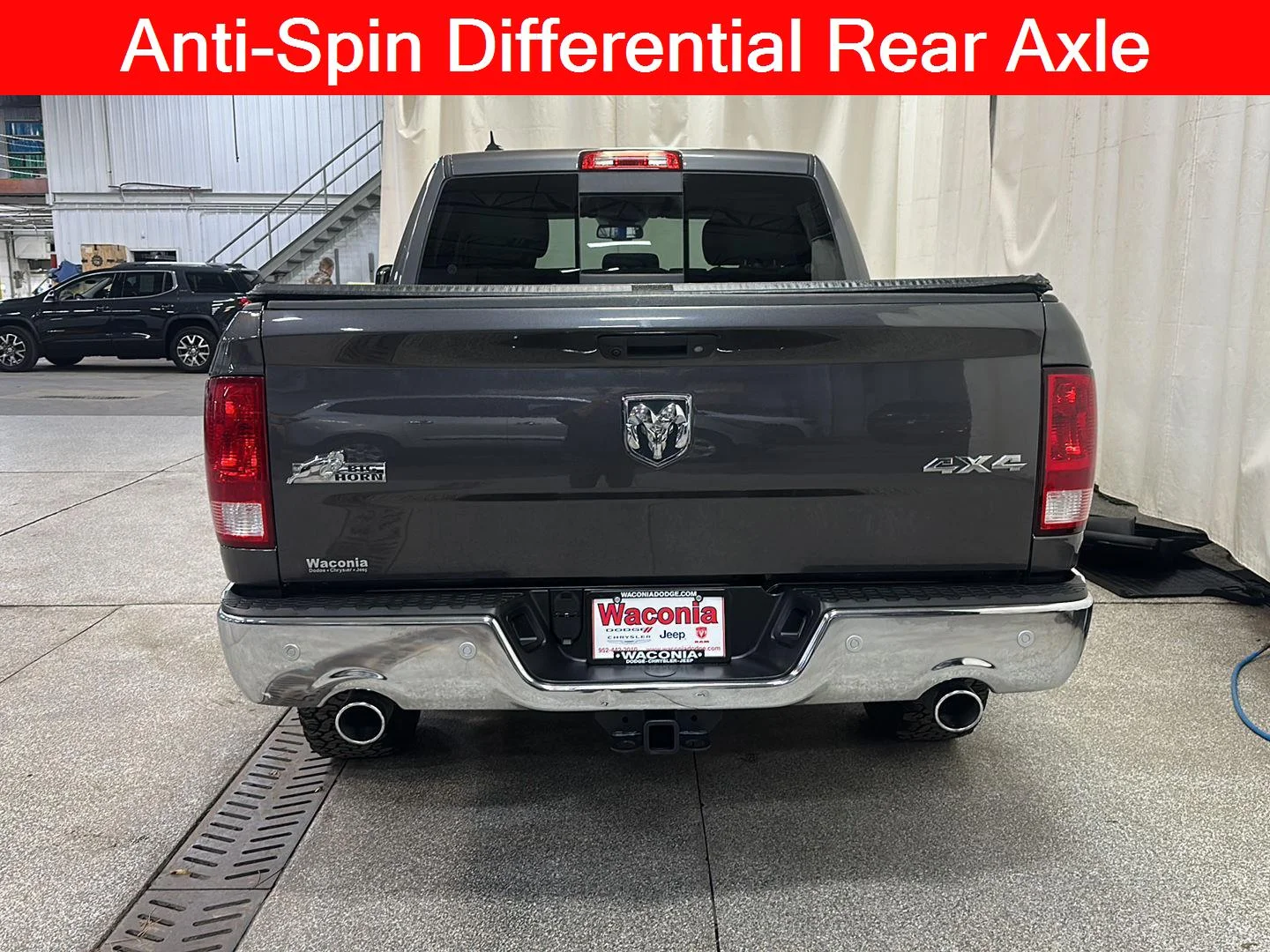 Used 2016 Granite Crystal Metallic Clearcoat Ram Big Horn image 4