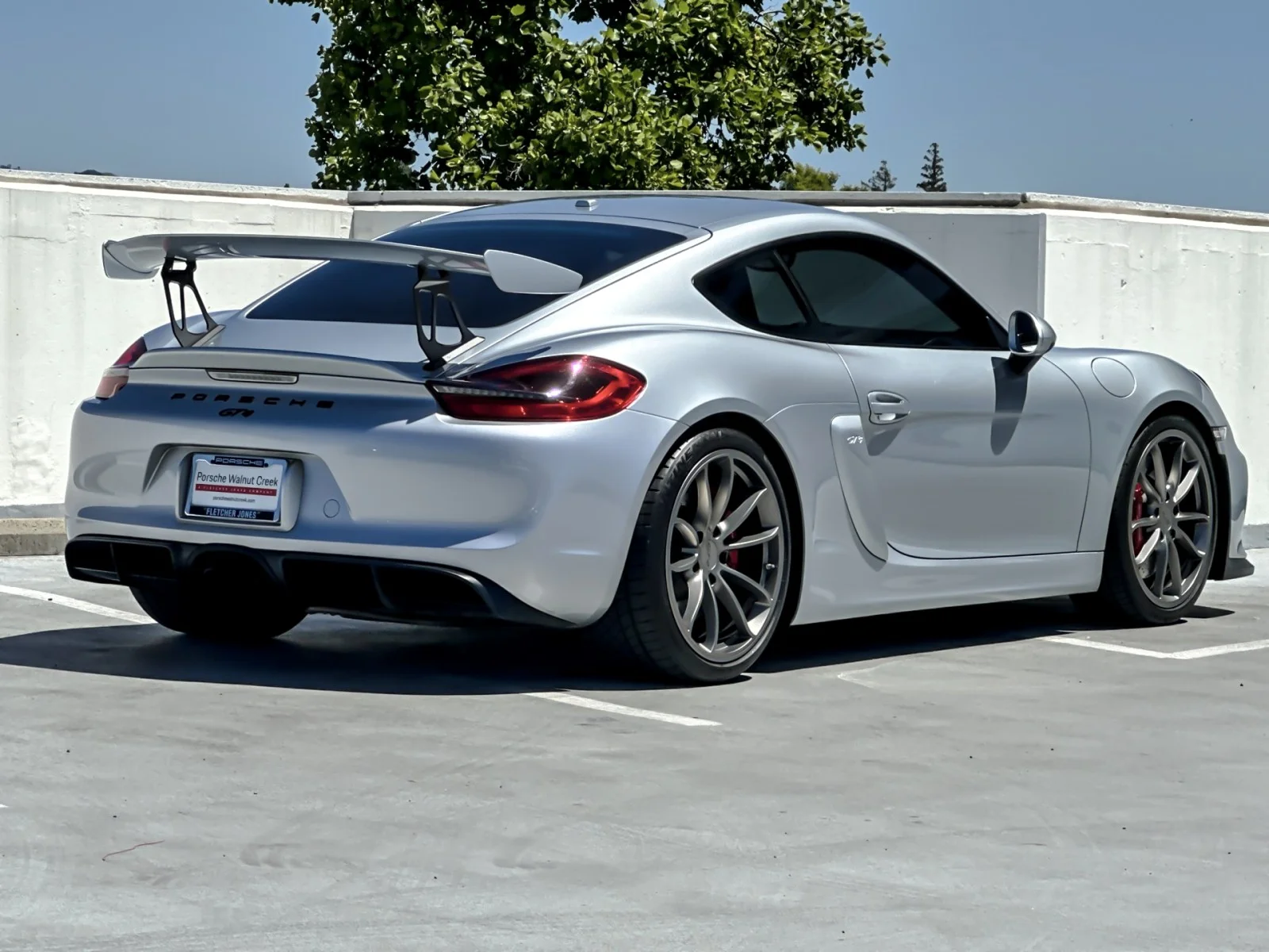 Used 2016 RHODIUM SILVER Porsche GT4 image 7