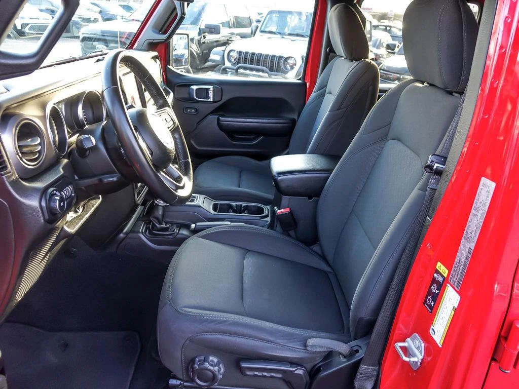 Used 2022 Firecracker Red Clearcoat Jeep Unlimited Sport S image 8