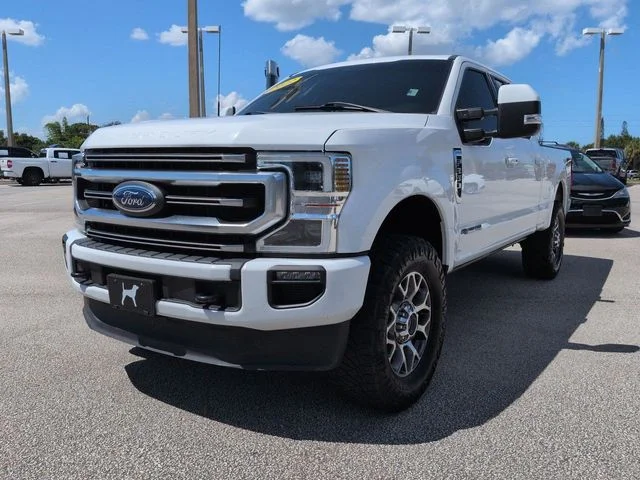 Used 2022 Oxford White Ford Lariat image 8