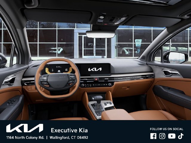 New 2027 Glacial White Pearl / Black Ro Kia X-Line image 14