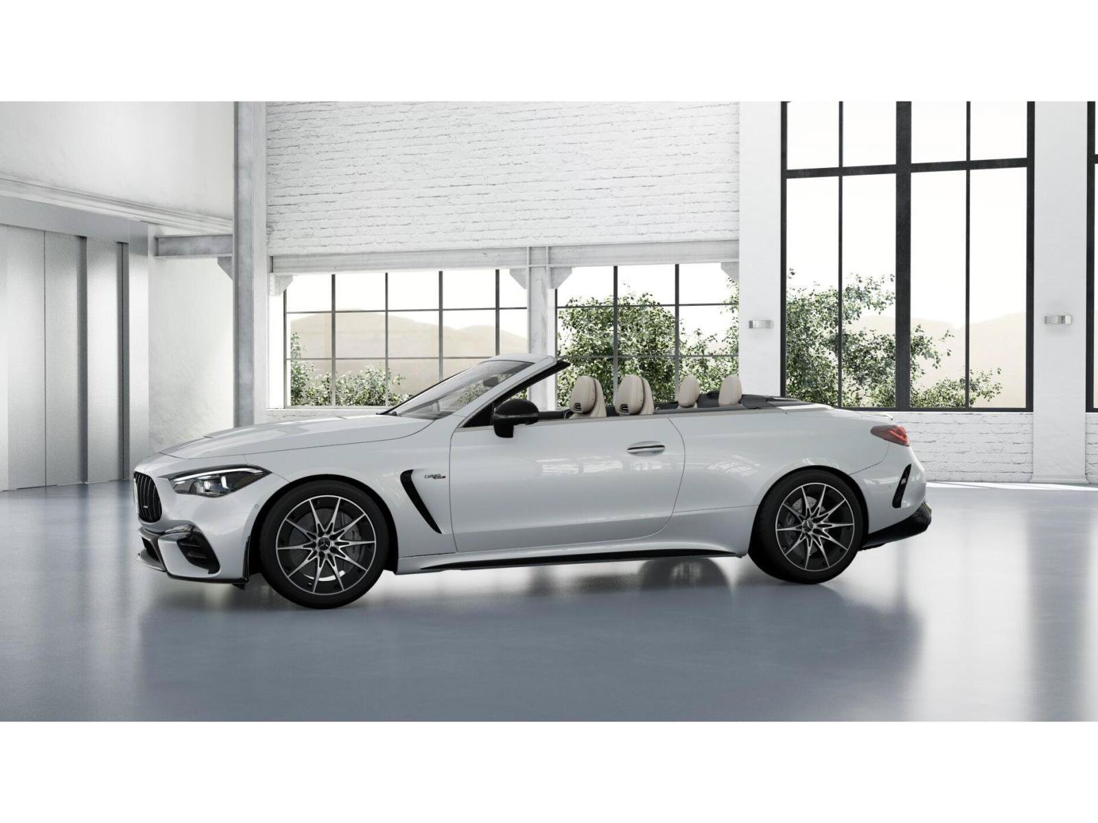 New 2027 MANUFAKTUR Moonlight White Metallic Mercedes-Benz AMG® CLE 53 4MATIC+ Cabriolet image 51