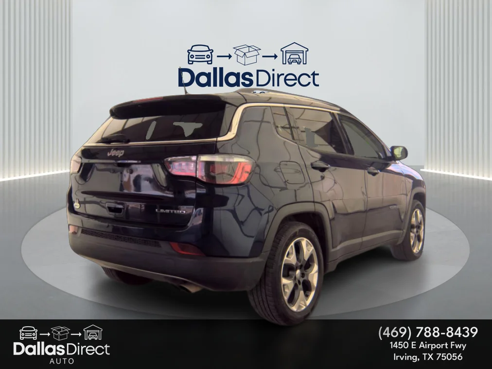 Used 2020 Jazz Blue Pearlcoat Jeep Limited image 6