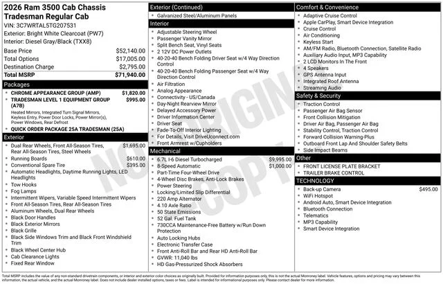2026 RAM 3500 Chassis Tradesman - Photo 25