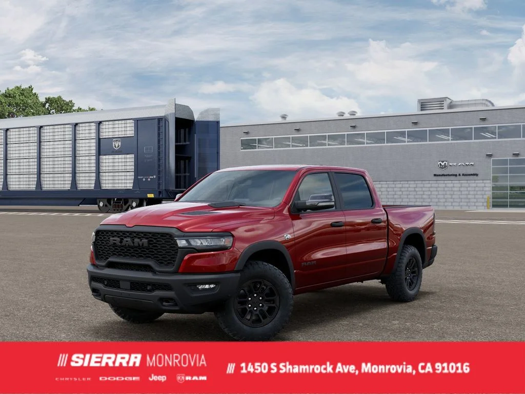 New 2026 Molten Red Pearl-Coat Exterior Paint RAM Rebel image 1