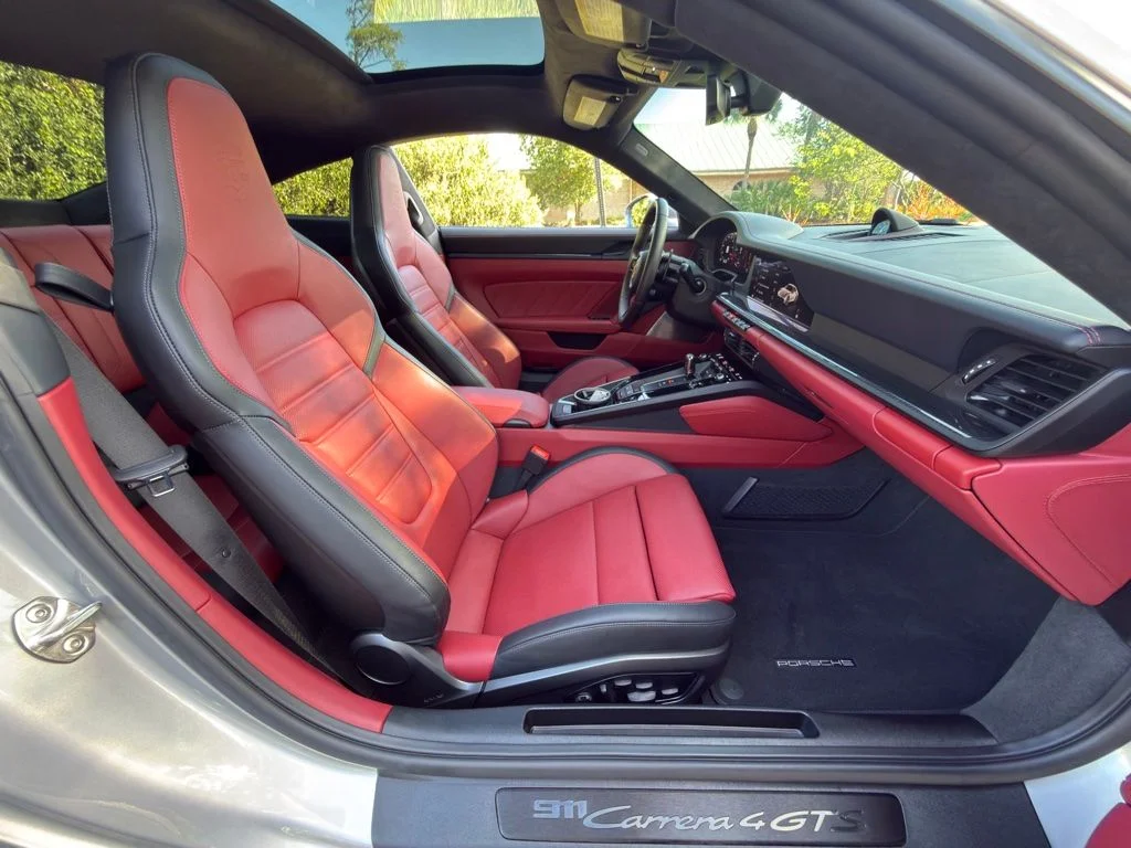 Used 2025 GT Silver Metallic Porsche Carrera 4 GTS image 37