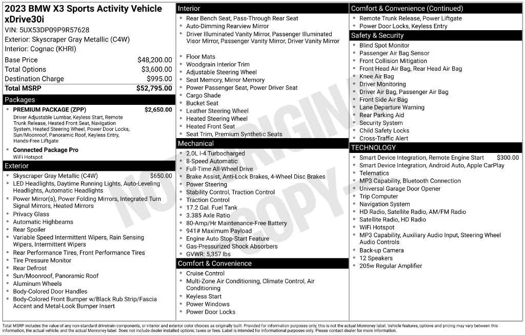 2023 BMW X3 30i - Photo 54