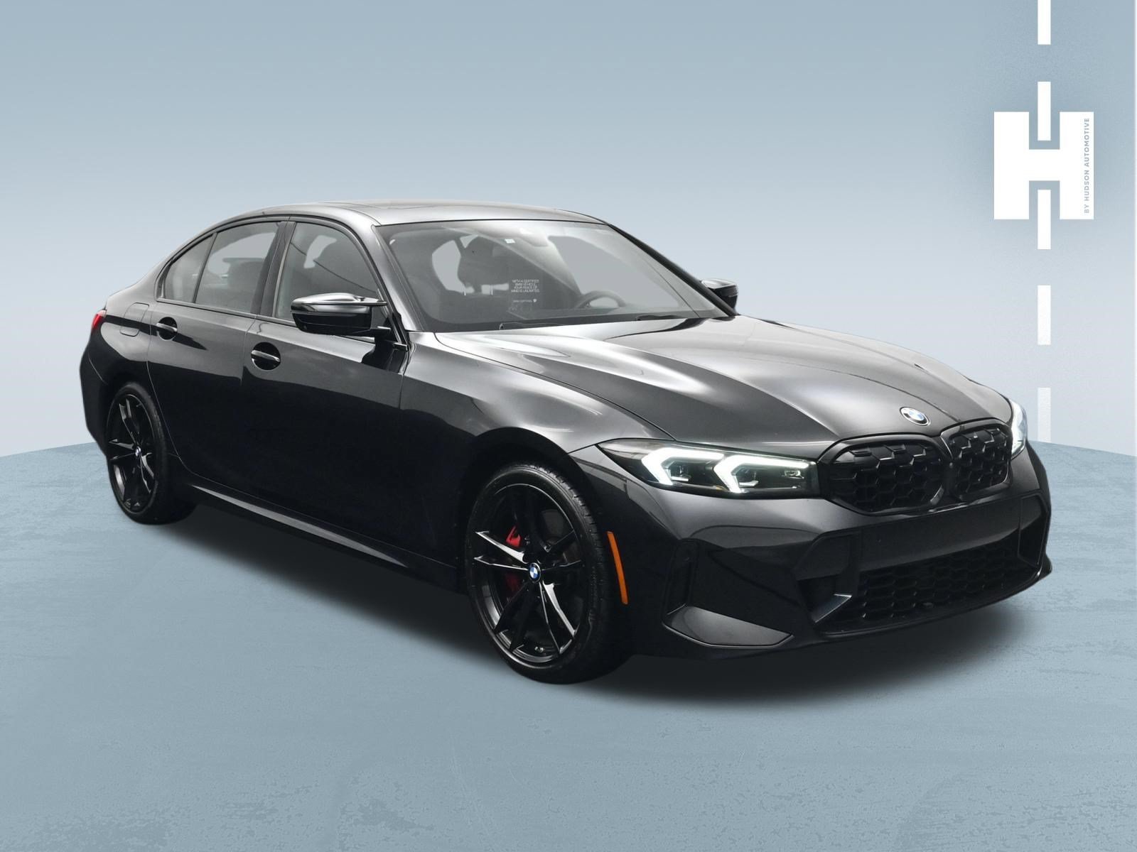 Certified Used 2023 Black Sapphire Metallic BMW M340i xDrive image 2