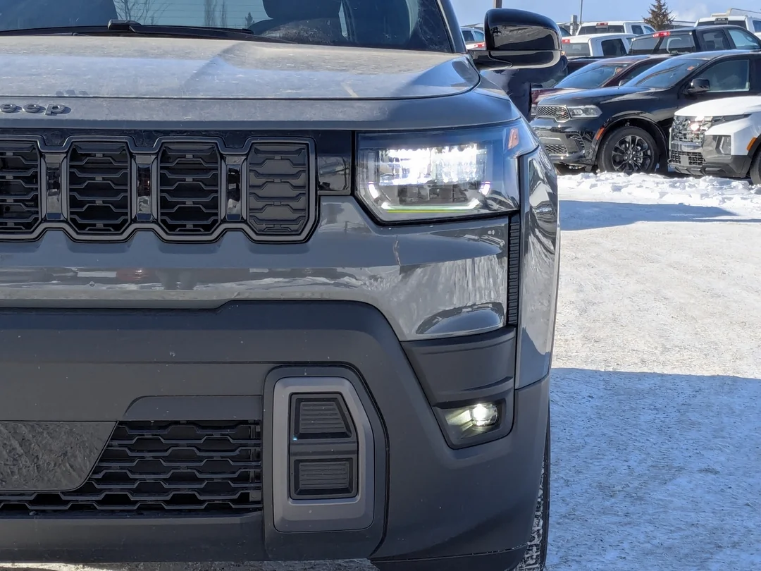 New 2026 Grey Jeep Laredo - - 4x4 - Adaptive Cruise - 12.3 Display - Heated Seats/Wheel - Compact Spare Tire & More! image 11