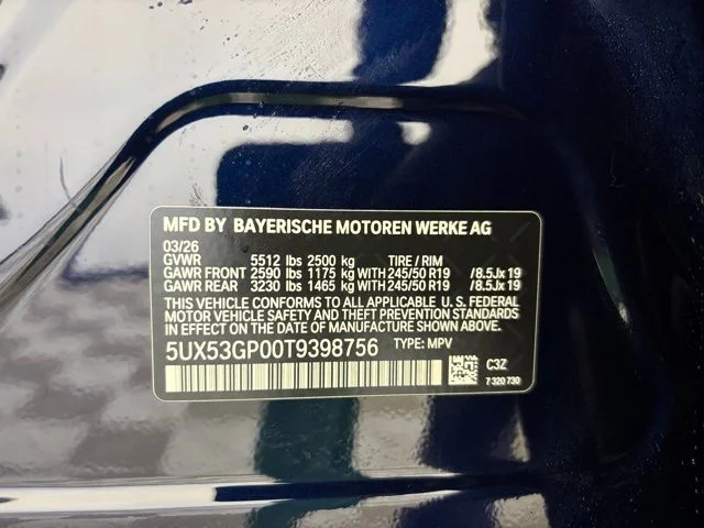 Used 2026 Tanzanite Blue II Metallic BMW 30 xDrive image 20