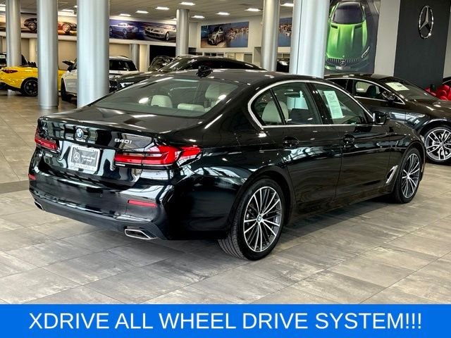 Used 2023 Black BMW 540i xDrive image 3