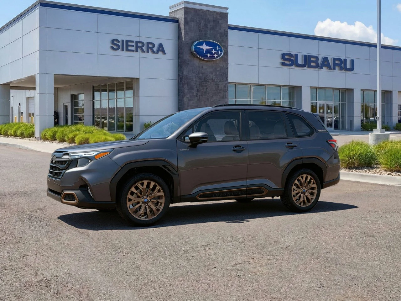 New 2026 MAGNETITE GRAY METALLIC Subaru Sport Hybrid image 2