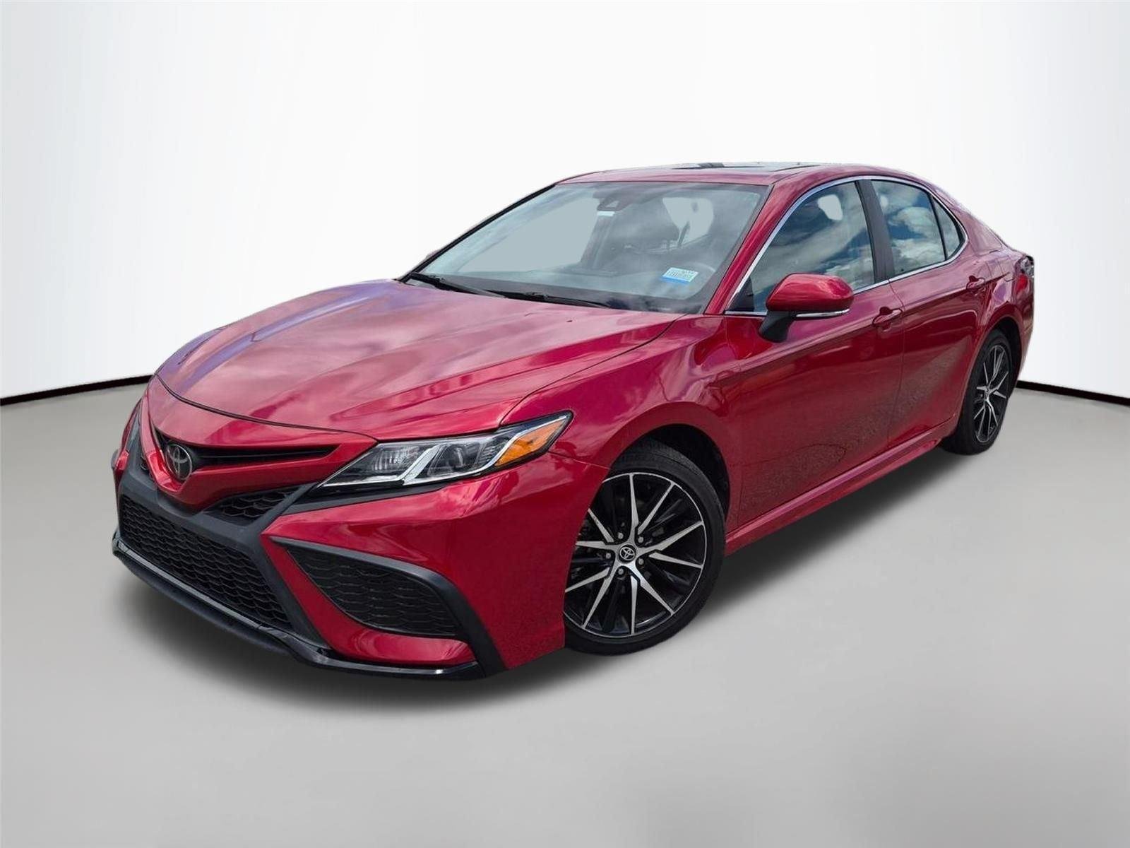 Used 2024 Supersonic Red Toyota SE image 1