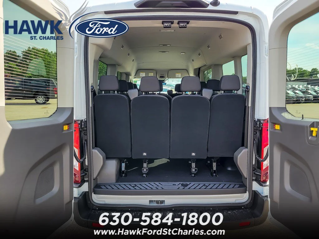 New 2026 Oxford White Ford Passenger Van XLT image 15