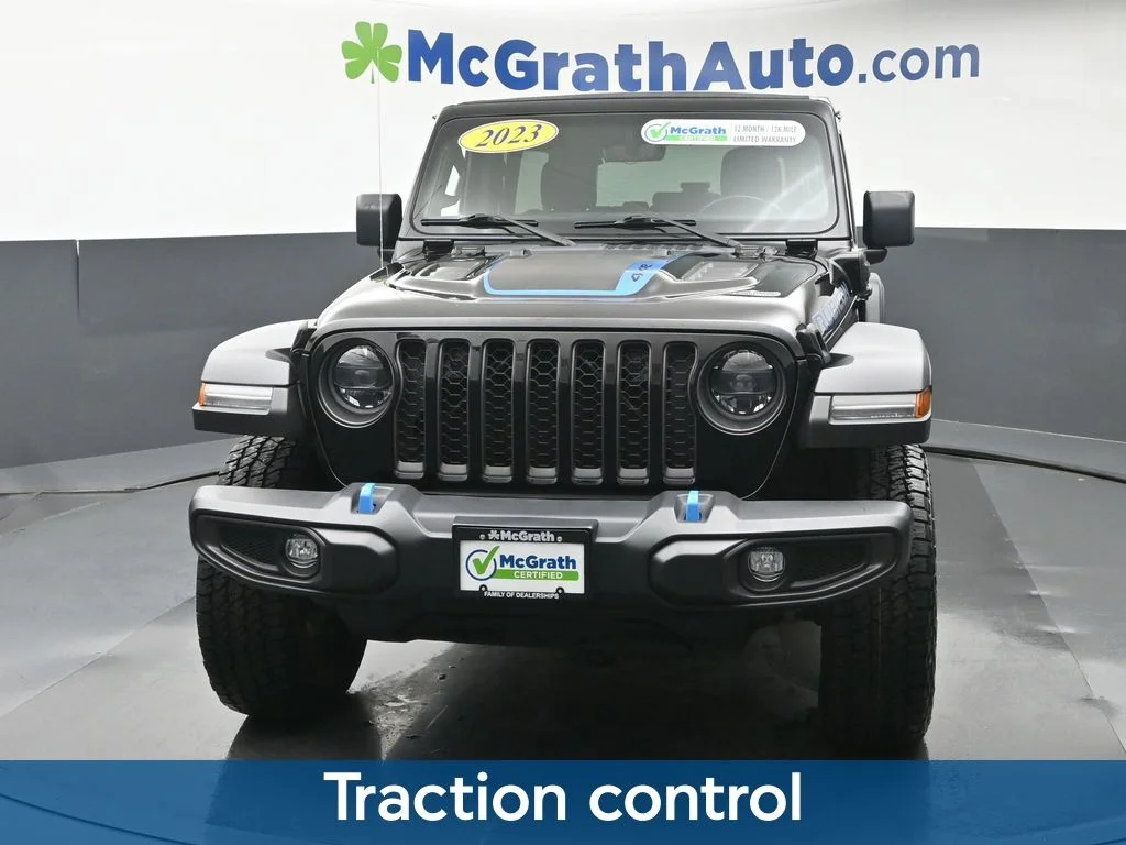 Certified Used 2023 Black Jeep Rubicon 4xe image 8