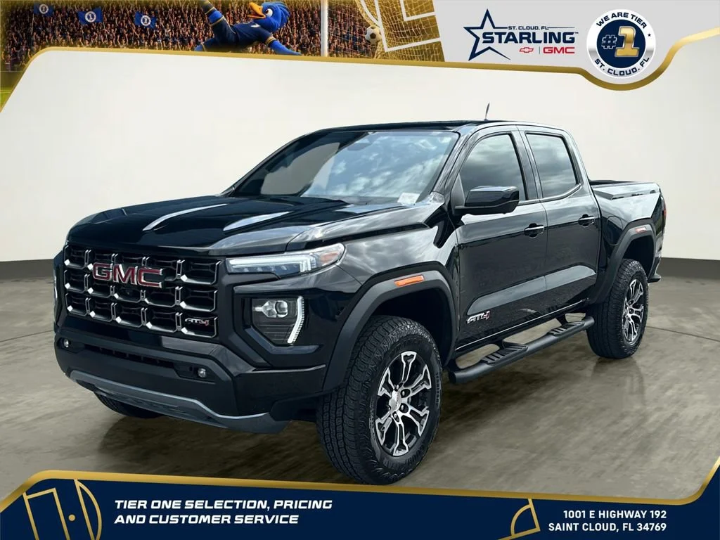 Used 2025 Onyx Black GMC AT4 image 1