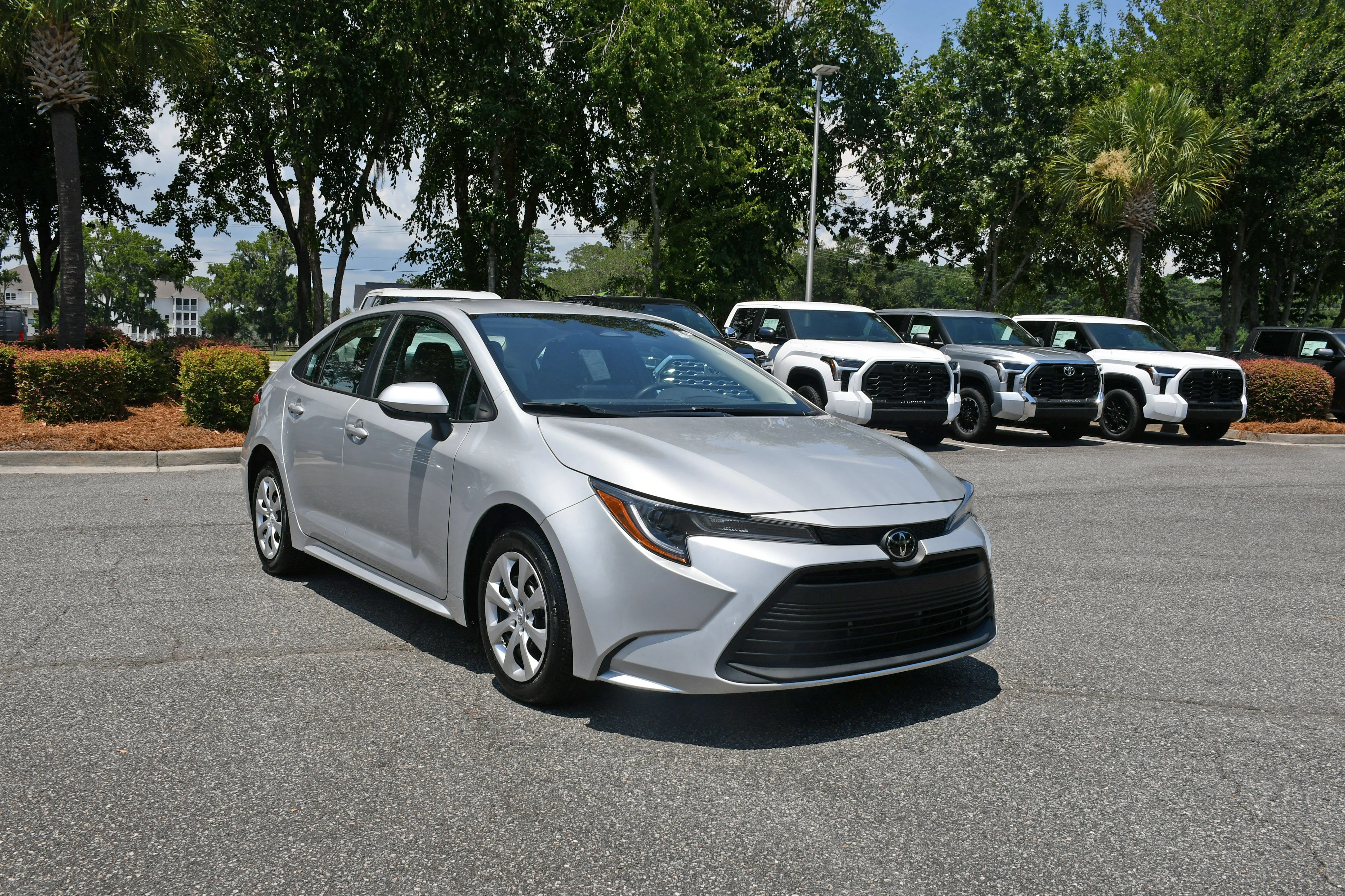 Used 2025 Silver Toyota LE image 6