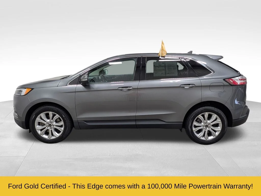Certified Used 2023 Gray Metallic Ford Titanium image 1