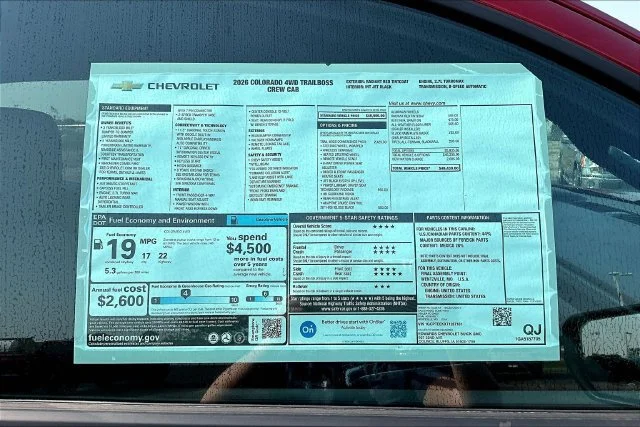 New 2026 Radiant Red Tintcoat Chevrolet Trail Boss image 14