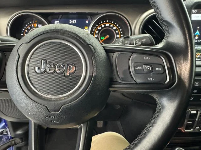 Used 2020 Ocean Blue Metallic Clearcoat Jeep Unlimited Sport S image 25