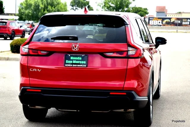 New 2026 Radiant Red Metallic Honda 2WD EX image 3