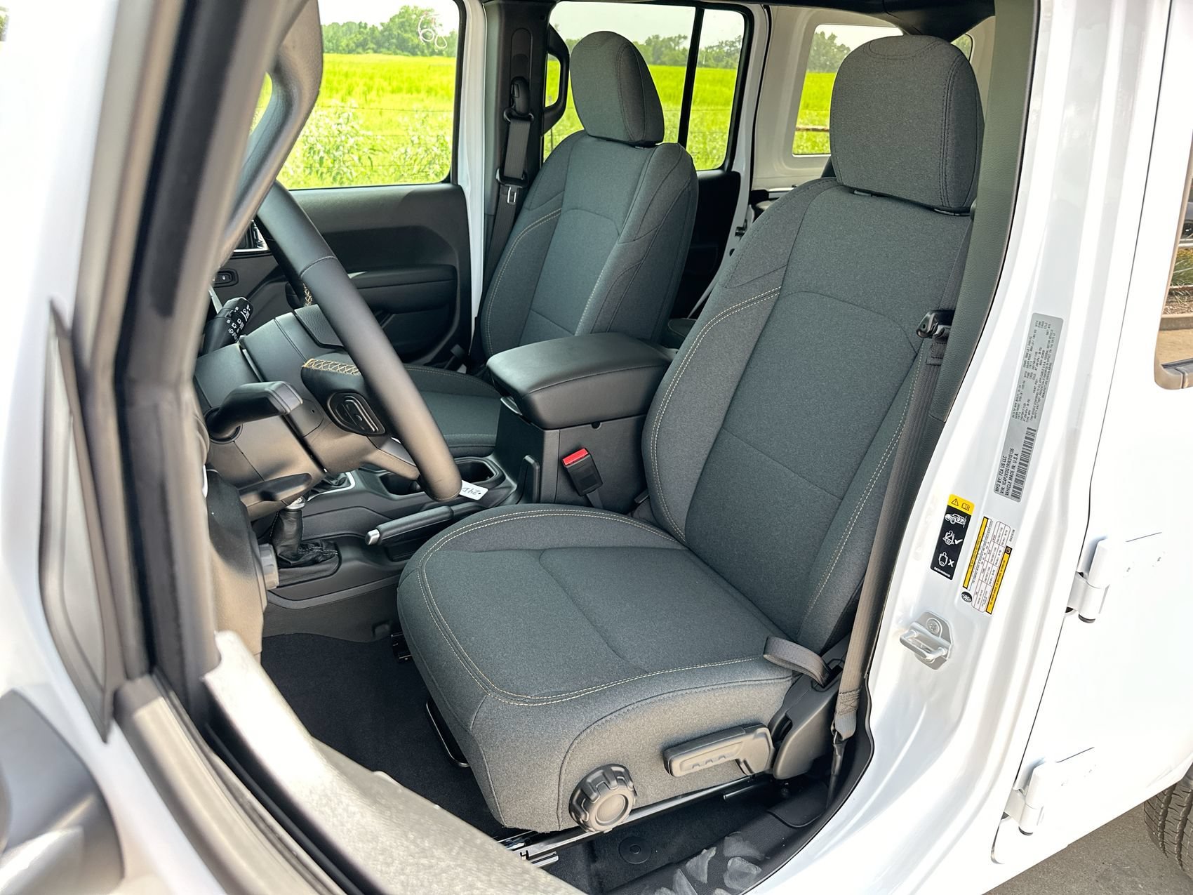 New 2024 Bright White Clearcoat Jeep Sport S image 11