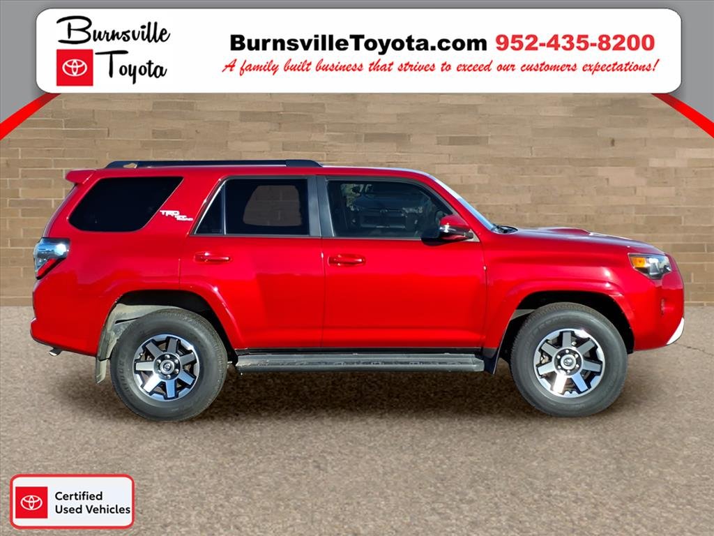 Certified 2024 Toyota 4Runner TRD Off-Road Premium with VIN JTERU5JR8R6286501 for sale in Burnsville, Minnesota