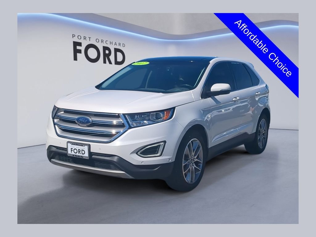 Used 2017 White Ford Titanium image 1