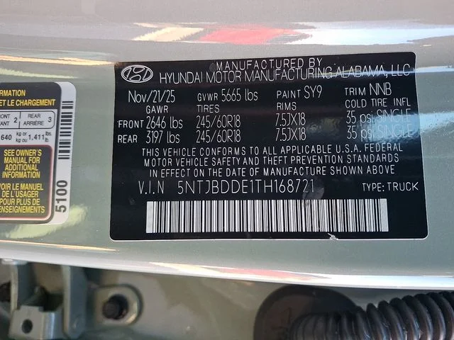 New 2026 Green Hyundai SEL image 17