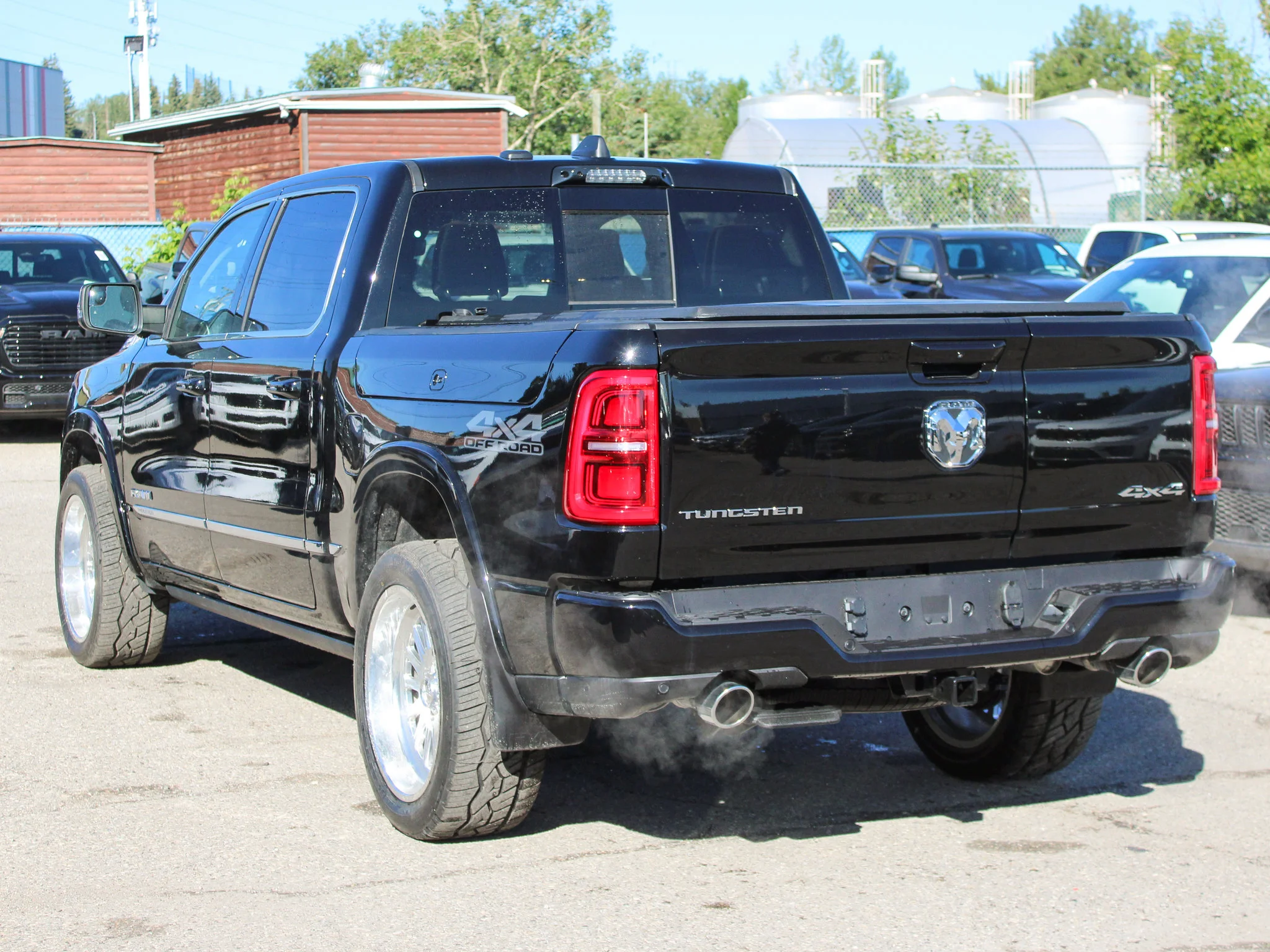 New 2026 Black RAM Tungsten*, 22 Inch American Force Wheels, 33 Inch Tires image 3