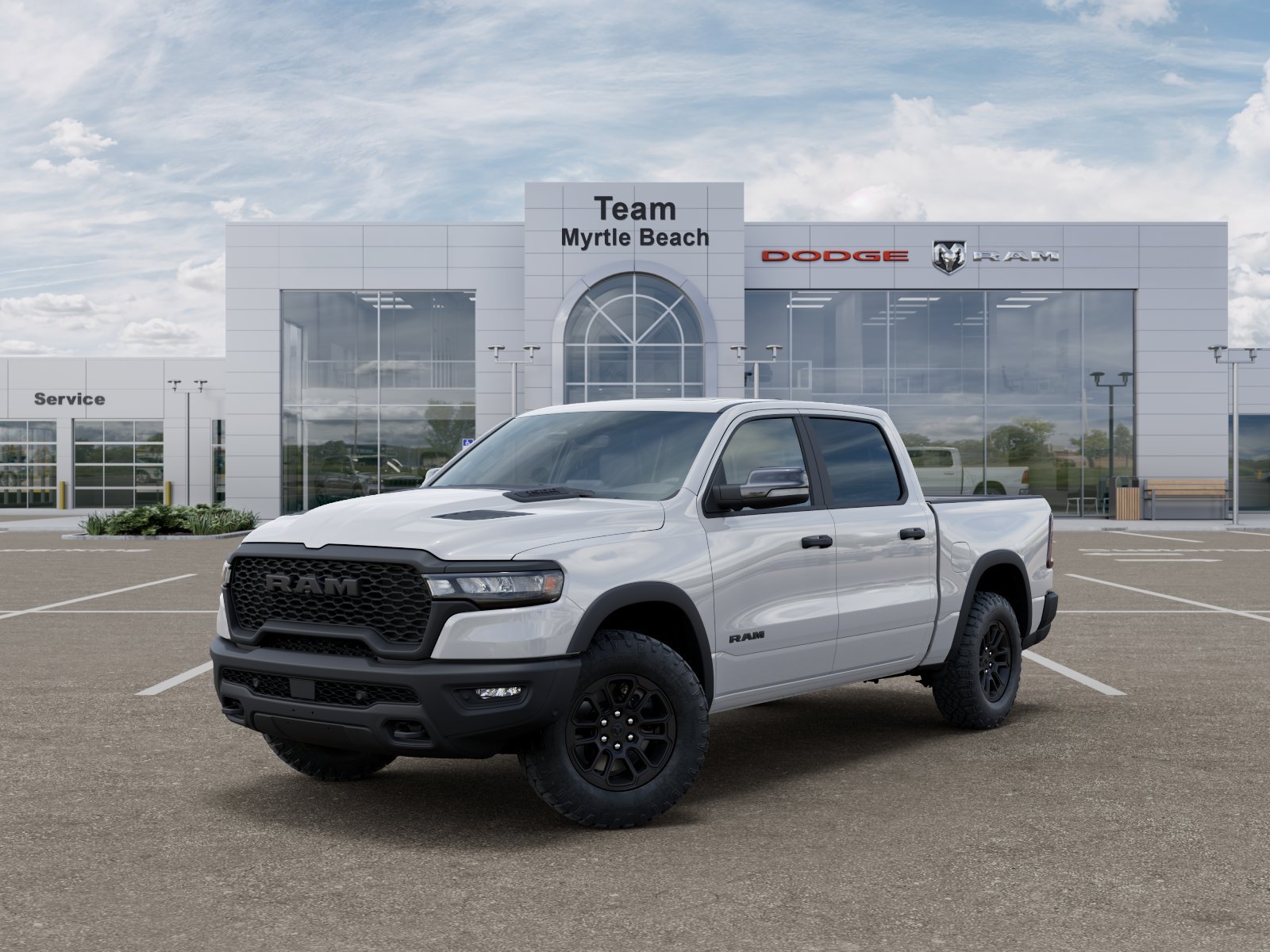 New 2026 Bright White Clear-Coat Exterior Paint RAM Rebel image 28