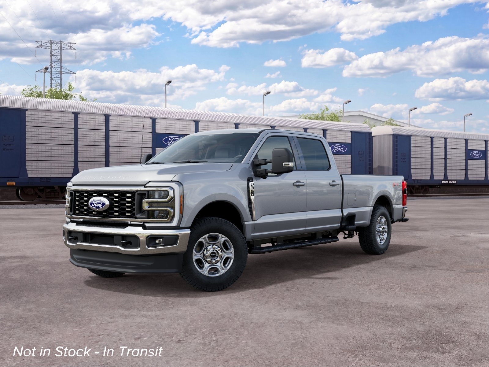 New 2027 Iconic Silver Metallic Ford F-350® XLT image 2