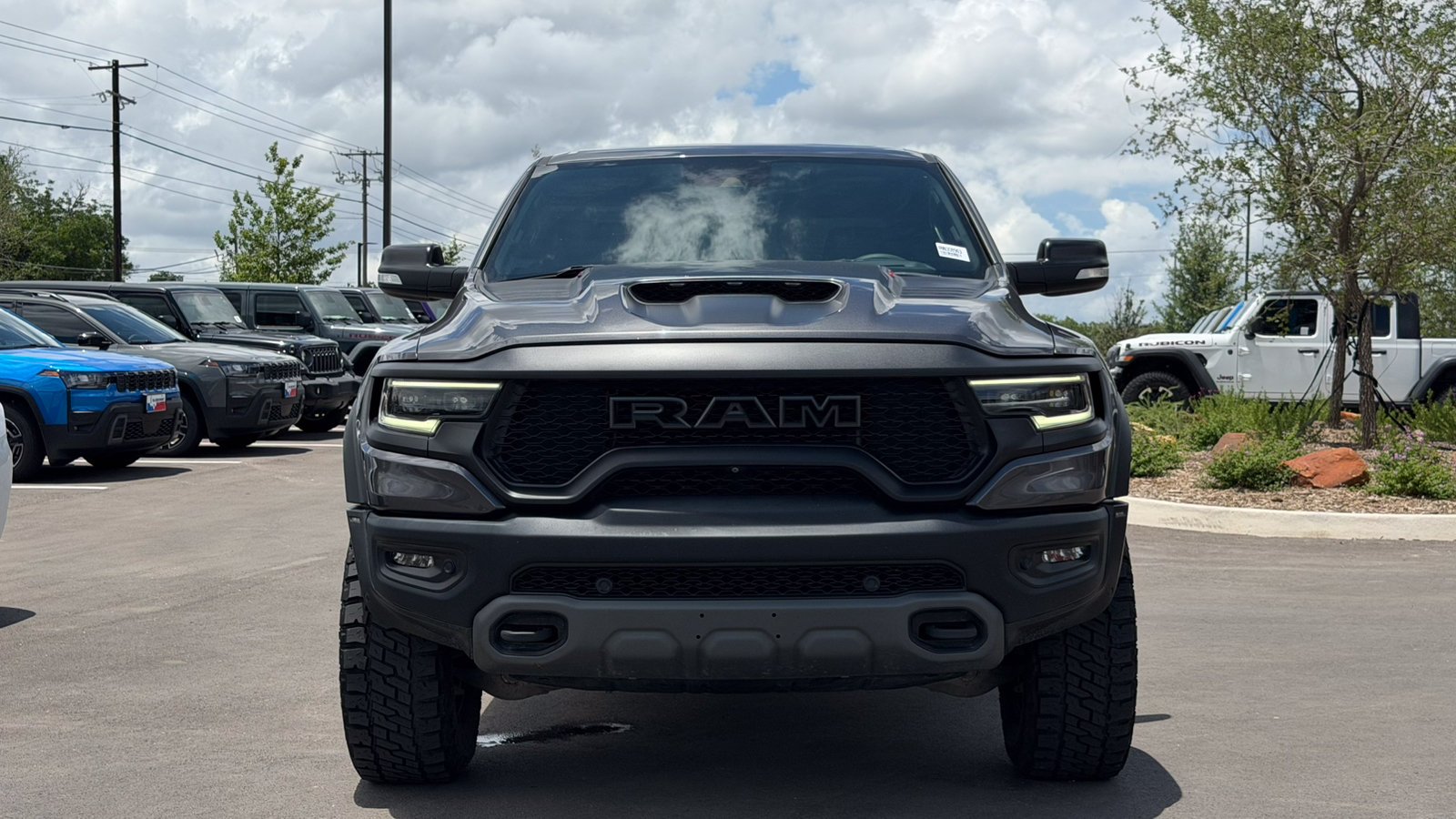 Used 2022 Granite Crystal Metallic Clearcoat Ram TRX image 2
