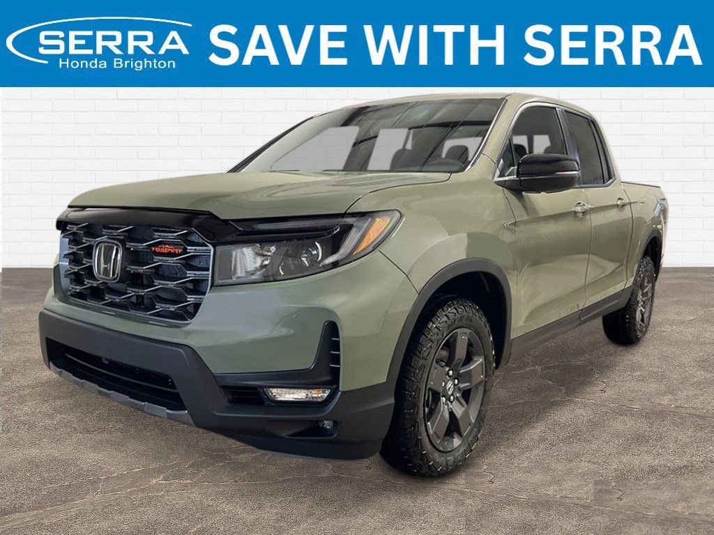 New 2026 Ash Green Metallic Honda TrailSport image 1