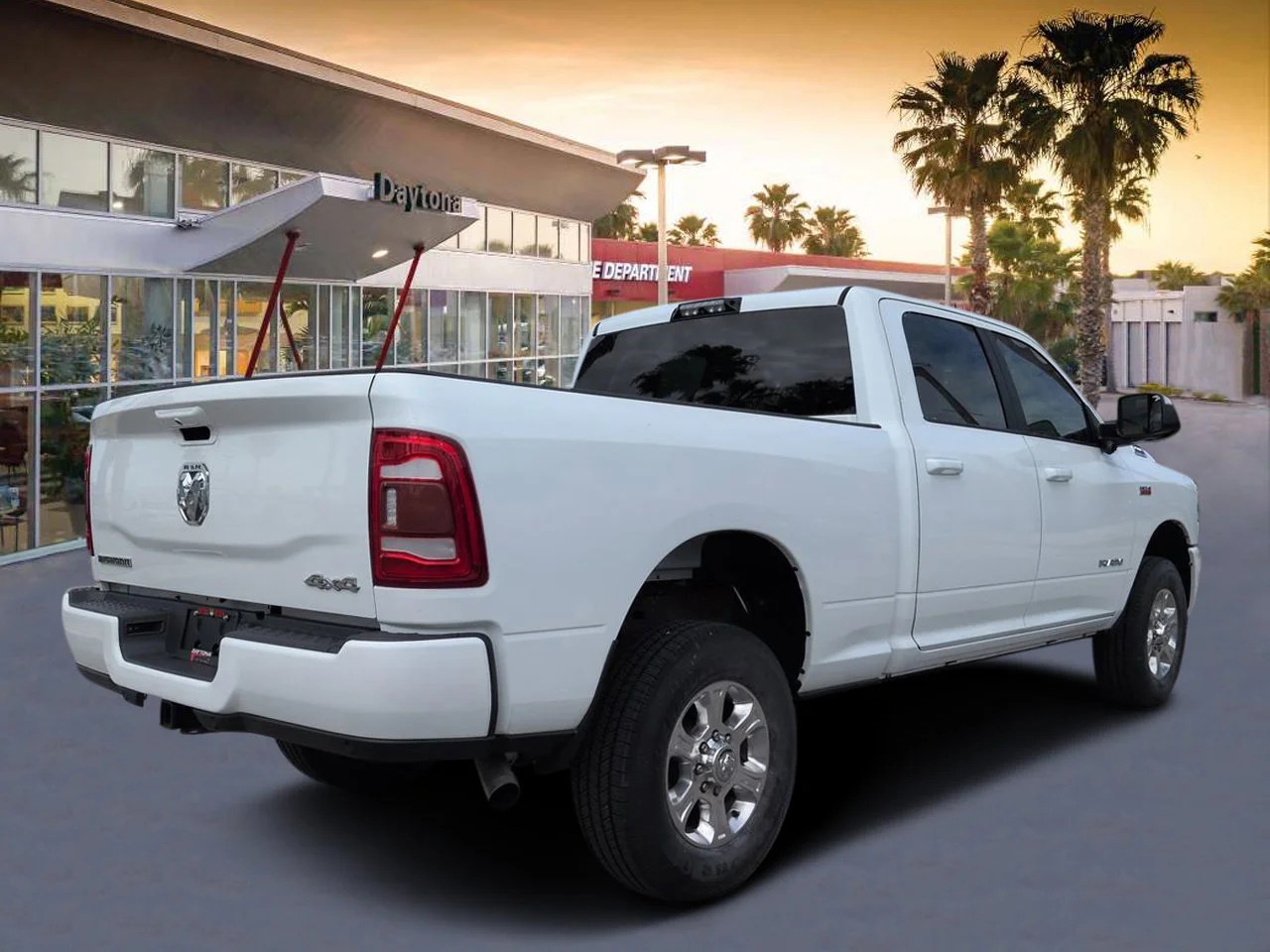 Used 2019 Bright White Clearcoat Ram Big Horn image 3