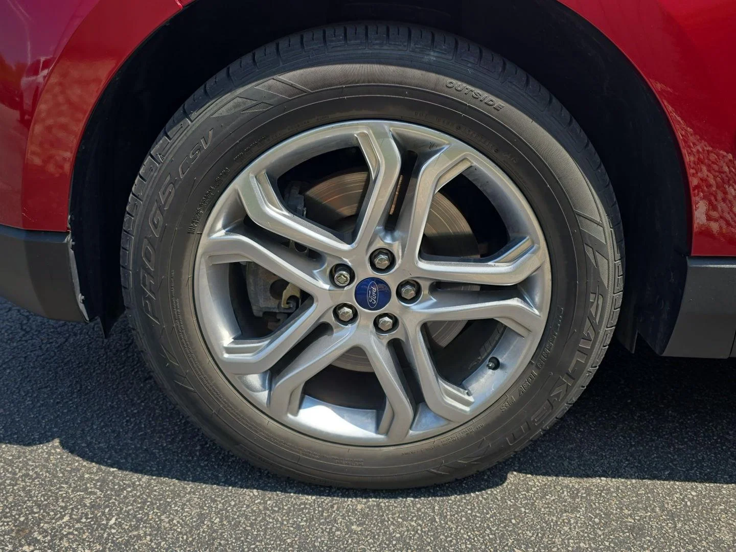 Used 2017 Ruby Red Metallic Tinted Clearcoat Ford Titanium image 4