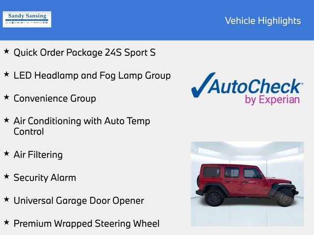 New 2026 Firecracker Red Clear-Coat Exterior Paint Jeep Sport S image 7